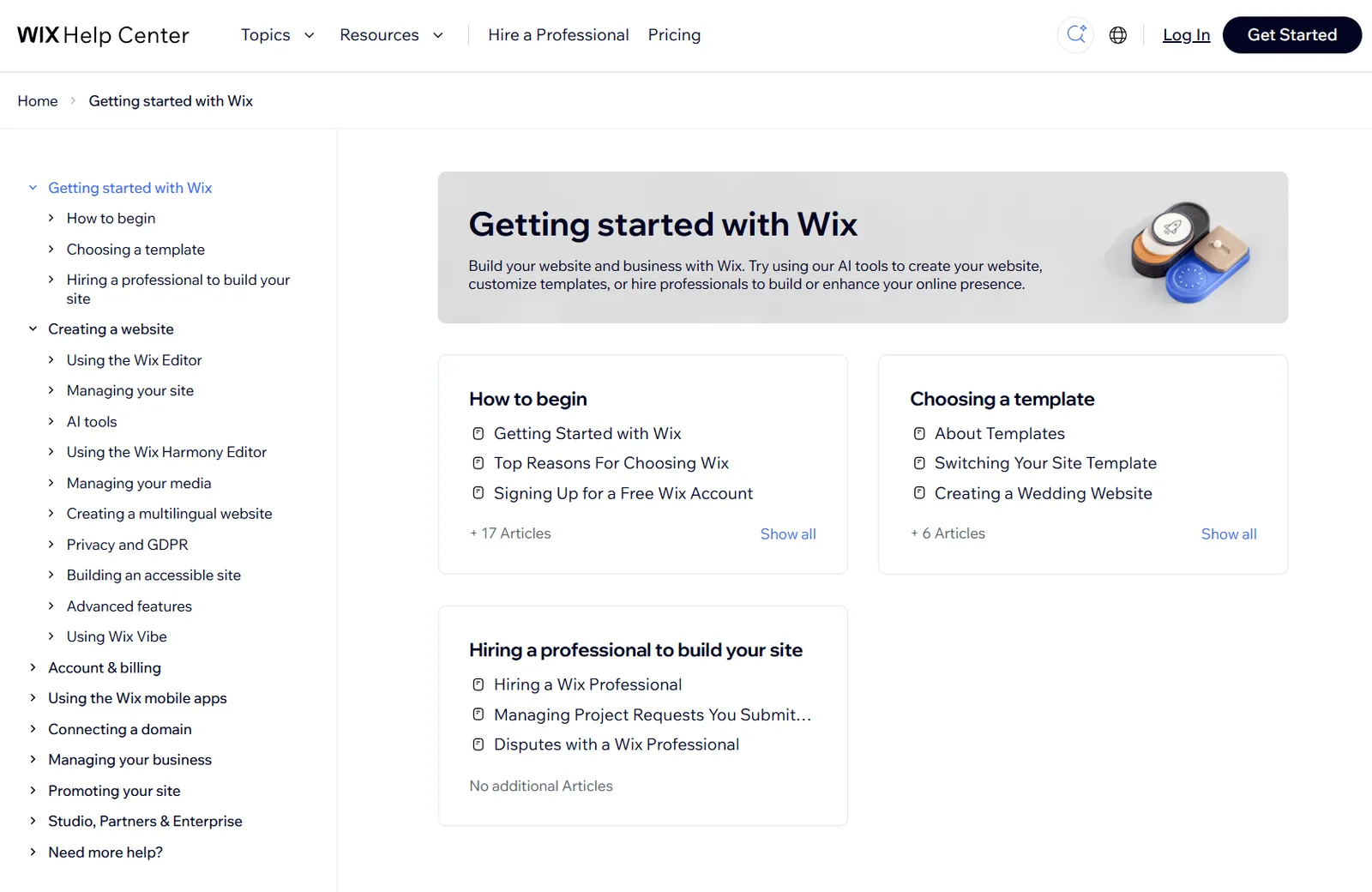 The Wix Help Center